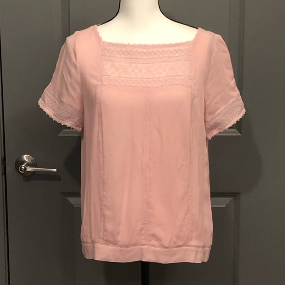 Gap Boat Neck Pink Top - Picture 1 of 3